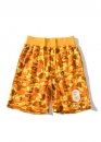 Bape Aape by A BATHING APE x PUBG Color Yellow Sweat Shorts Unisex