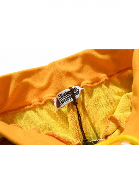 Bape Aape by A BATHING APE x PUBG Color Yellow Sweat Shorts Unisex