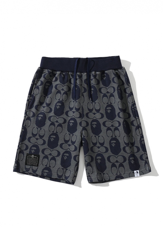 Bape Aape by A BATHING APE x Coach Color Grey Shorts Unisex