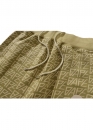 Гірчічні шорти Bape Aape by A BATHING APE Logo Monogram Velour Color Khaki Shorts Unisex