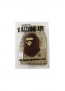 Гірчічні шорти Bape Aape by A BATHING APE Logo Monogram Velour Color Khaki Shorts Unisex