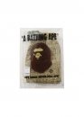 Bape Aape by A BATHING APE Logo Monogram Velour Color Khaki Shorts Unisex