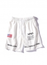 Білі шорти NASA x Heron Preston Color White Shorts Unisex