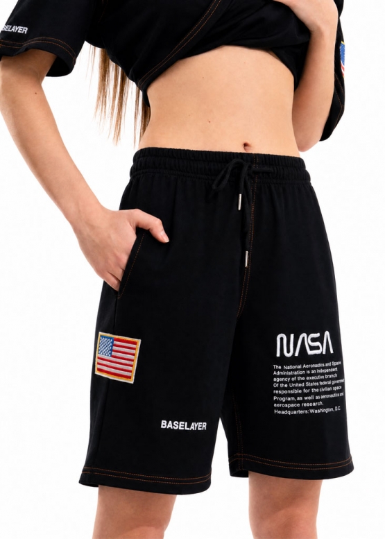 Чорні шорти NASA x Heron Preston Color Black Shorts Unisex