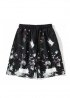 Чорні шорти Off-white Art Chaos Black Shorts Unisex - CO1119