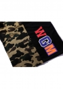 Чорно-зелена футболка Bape Aape by A BATHING APE Shark Color Green Black Half Camo T-shirt Unisex