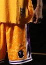 Bape Aape by A BATHING APE x Mitchell & Ness Lakers Color Yellow Tee Unisex