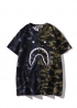 Bape Shark Black Green City Camo T-Shirt Unisex - FA1120