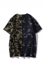 Чорно-зелена футболка Bape Aape by A BATHING APE Shark Color Black Green City Camo T-shirt Unisex