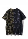 Чорно-зелена футболка Bape Aape by A BATHING APE Shark Color Black Green City Camo T-shirt Unisex