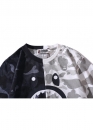 Чорно-біла футболка Bape Aape by A BATHING APE Shark Color Black White City Camo T-shirt Unisex