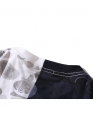 Чорно-біла футболка Bape Aape by A BATHING APE Shark Color Black White City Camo T-shirt Unisex