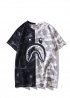 Чорно-біла футболка Bape Shark Black White City Camo T-Shirt Unisex - FA1121