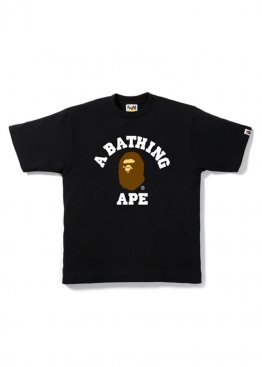 Bape College Tee Black - FA1122