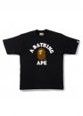 Купити чорну футболку Bape College Tee Black у Києві з доставкою по Україні