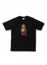 Купити чорну футболку Bape Family Bag Milo On Apehead T-Shirt Black у Києві з доставкою по Україні