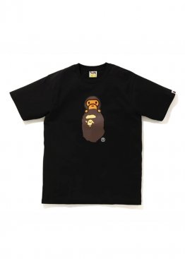 Bape Family Bag Milo On Apehead T-Shirt Black - FA1123