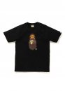Купити чорну футболку Bape Family Bag Milo On Apehead T-Shirt Black у Києві з доставкою по Україні