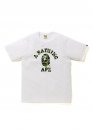 Купити білу футболку Bape Family Bag ABC Camo T-Shirt White у Києві з доставкою по Україні