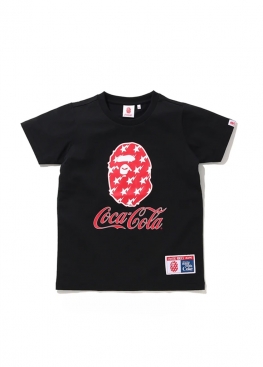 Чорна футболка Bape Coca Cola Tee Ladies - FA1128