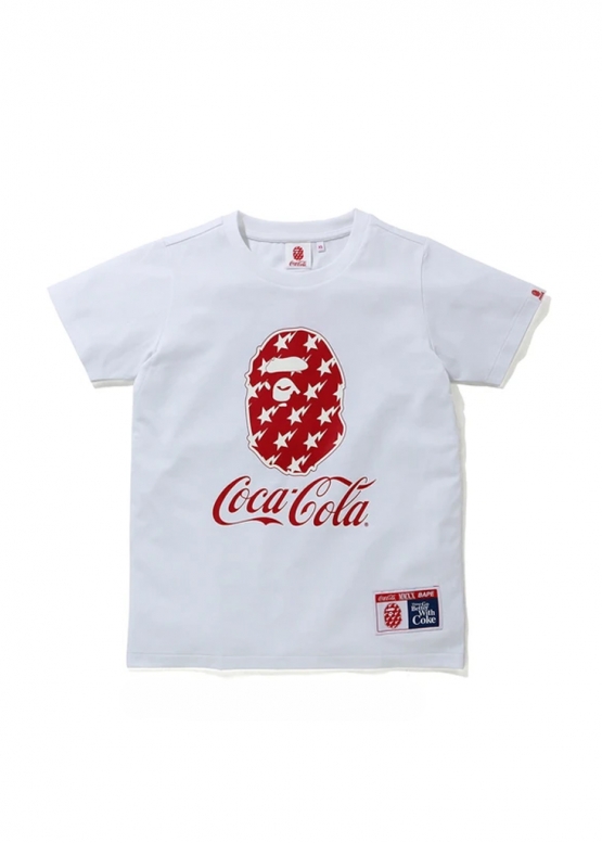 Купити чорну футболку Bape Coca Cola Tee Ladies у Києві з доставкою по Україні