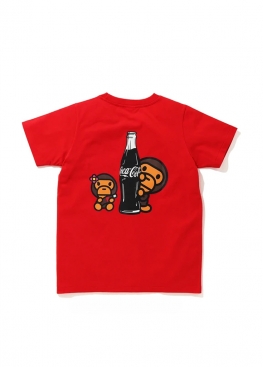 Червона футболка Bape Coca Cola Milo BMX Tee Ladies - FA1129