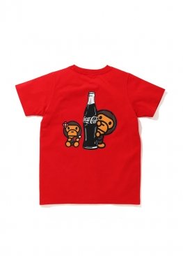 Червона футболка Bape Coca Cola Milo BMX Tee Ladies - FA1129