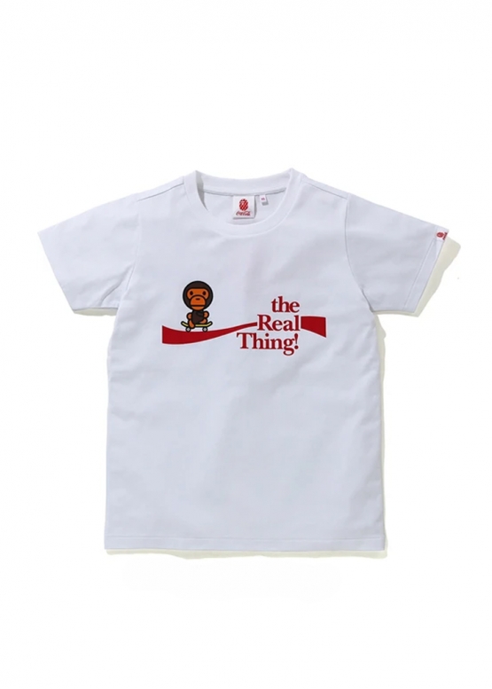 Bape Coca Cola Milo Skateboarding Tee Ladies 