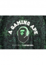 Чорно-зелена футболка Bape Aape by A BATHING APE x Razer Color Neon Camo Team Tee Unisex