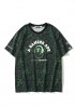 Чорно-зелена футболка Bape x Razer A Bathing Ape Neon Camo Team Tee Unisex - FA1134