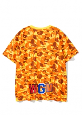 Жёлтая футболка Bape x PUBG Yellow Camo T-Shirt Unisex - FA1135