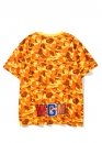 Жовта футболка Bape Aape by A BATHING APE x PUBG Shark Color Yellow Camo T-shirt Unisex