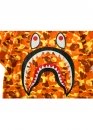 Жовта футболка Bape Aape by A BATHING APE x PUBG Shark Color Yellow Camo T-shirt Unisex