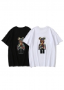 Чорна футболка Bape Aape by A BATHING APE x Medicom Toy Camo Bear Color Black T-Shirt Unisex 