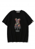 Чорна футболка BAPE x Medicom Toy Camo Bear Black Tee Unisex - FA1137