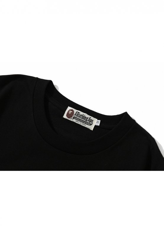Чорна футболка Bape Aape by A BATHING APE x Medicom Toy Camo Bear Color Black T-Shirt Unisex 