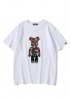 Біла футболка BAPE x Medicom Toy Camo Bear White Tee Unisex - FA1138
