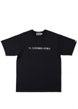 Чорна футболка BAPE Head Moon Black Tee Unisex - FA1139