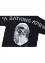 Чорна футболка Bape Aape by A BATHING APE Head Moon Color Black T-Shirt Unisex