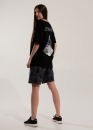 Чорна футболка Bape Aape by A BATHING APE Head Moon Color Black T-Shirt Unisex