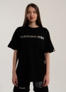 Чорна футболка Bape Aape by A BATHING APE Head Moon Color Black T-Shirt Unisex