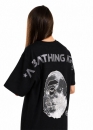 Чёрная футболка Bape Aape by A BATHING APE Head Moon Color Black Tee Unisex