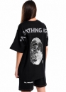 Чёрная футболка Bape Aape by A BATHING APE Head Moon Color Black Tee Unisex