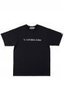 Чорна футболка Bape Aape by A BATHING APE Head Moon Color Black T-Shirt Unisex