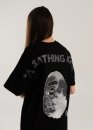 Чорна футболка Bape Aape by A BATHING APE Head Moon Color Black T-Shirt Unisex