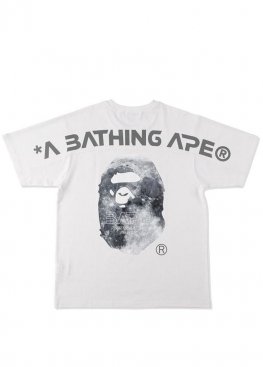 Біла футболка BAPE Ape Head Moon White Tee Unisex - FA1140