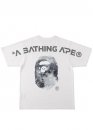 Біла футболка Bape Aape by A BATHING APE Head Moon Color White T-Shirt Unisex