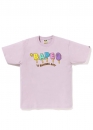 Розовая футболка Bape Aape by A BATHING APE Popsicle Ice Cream Color Purple T-shirt Mens