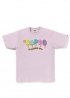 Рожева футболка Bape Popsicle Ice Cream Purple Tee Mens - FA1141