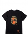 Чорна футболка Bape Aape by A BATHING APE x Undefeated Sport Is War Ape Head Color Black T-Shirt Mens